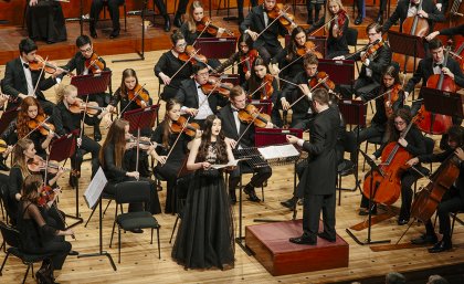 UQ’s Symphony Orchestra performing in QPAC earlier this year